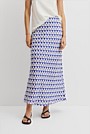Print Bias Skirt