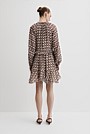 Print Drop Waist Mini