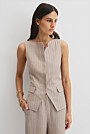 Pinstripe Vest