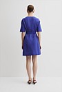 Topstitch Detail Mini Dress