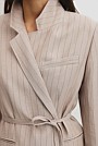 Stripe Relaxed Blazer