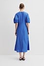 Blouson Sleeve Midi Dress