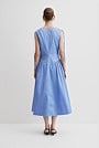 Gathered Shoulder Midi Dress