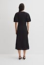 Blouson Sleeve Midi Dress
