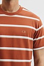 Australian Cotton CR Logo Stripe T-Shirt