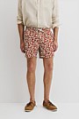 Recycled Polyester Leaf Print Swim Short