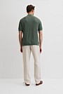 Short Sleeve Cotton Linen Knit Shirt