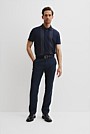 Embroidered Pique Button Polo