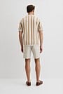 Organically Grown Cotton Stripe Knit Shirt