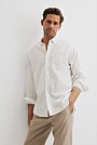 Regular Fit Oxford Stripe Shirt