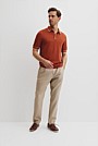 Australian Cotton Blend Silk Tipped Knit Polo