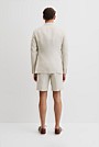 Herringbone Linen Single Breasted Jacket
