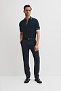 Australian Cotton Blend Silk Tipped Knit Polo