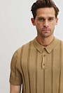 Australian Cotton Stripe Knit Polo