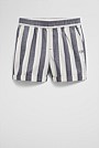 Organically Grown Cotton Blend Stripe Pull-On Short
