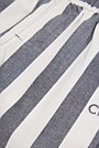 Organically Grown Cotton Blend Stripe Pull-On Short