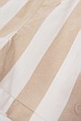 Organically Grown Cotton Blend Stripe Pull-On Short