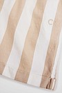 Organically Grown Cotton Blend Stripe Pull-On Short