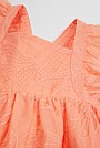 Floral Frill Strap Dress