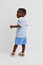 Organically Grown Cotton Stripe Knit Polo