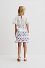 Ruffle Print Skirt