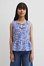 Teen Animal Peplum Top