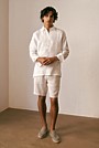 Linen Glen Check Short