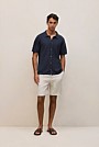 Cotton Basketweave Knit Shirt