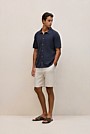 Cotton Basketweave Knit Shirt