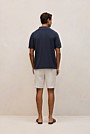 Cotton Basketweave Knit Shirt