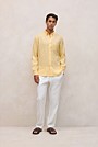 Regular Fit Linen Classic Long Sleeve Shirt
