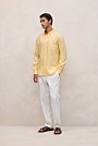 Regular Fit Linen Classic Long Sleeve Shirt