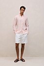 Regular Fit Linen Glen Check Shirt