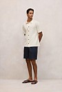 Cotton Basketweave Knit Shirt