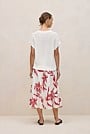 Mercerised Cotton Relaxed V Neck Knit