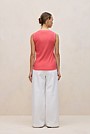 Cotton Rib Trim Detail Tank