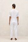 Ramie Collared Popover Shirt