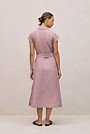 Linen End On End Stripe Shirt Dress