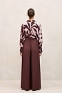 Pleat Detail Palazzo Pant