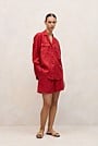 Linen Pocket Detail Long Sleeve Shirt