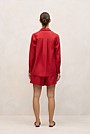 Linen Pocket Detail Long Sleeve Shirt