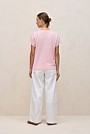 Linen Cotton Relaxed V Neck T-shirt