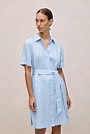 Linen Belted Shift Dress