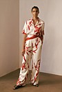Wild Iris Satin Relaxed Pant