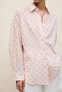 Cotton Blend Textured Spot Shirt