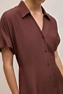 Soft Seam Detail Shirt Dress
