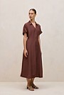 Soft Seam Detail Shirt Dress