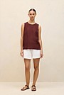 Linen Relaxed Pull On Short