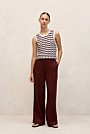 Linen Pintucked Pant