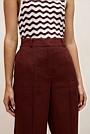 Linen Pintucked Pant